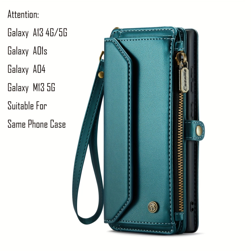 Stylish Wallet Phone Case with Strap: Crossbody Handbag & Card Holder for iPhone & Samsung