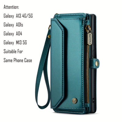 Stylish Wallet Phone Case with Strap: Crossbody Handbag & Card Holder for iPhone & Samsung