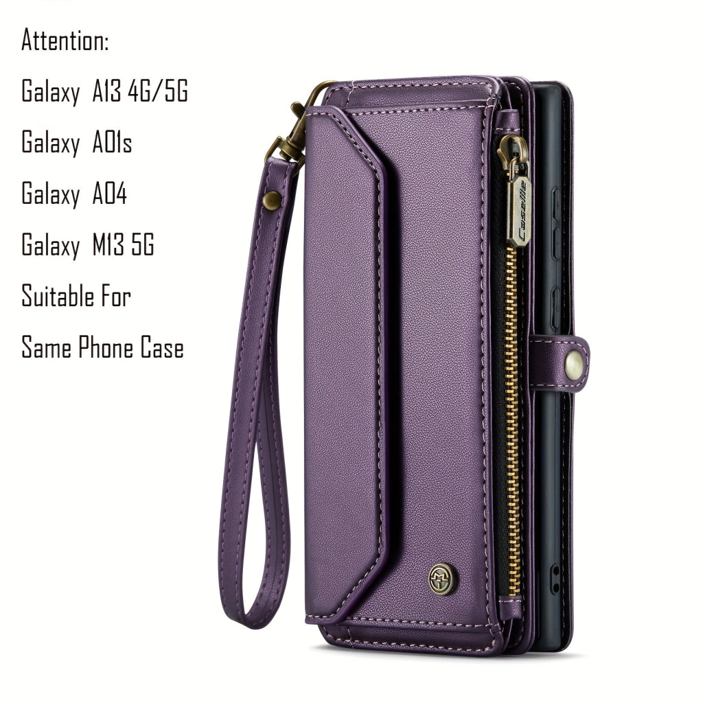 Stylish Wallet Phone Case with Strap: Crossbody Handbag & Card Holder for iPhone & Samsung