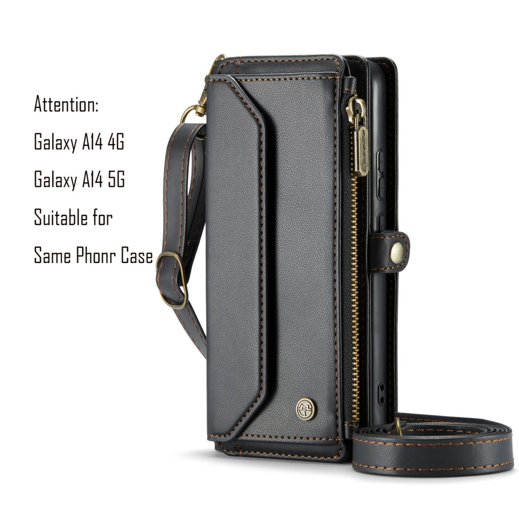 Stylish Wallet Phone Case with Strap: Crossbody Handbag & Card Holder for iPhone & Samsung