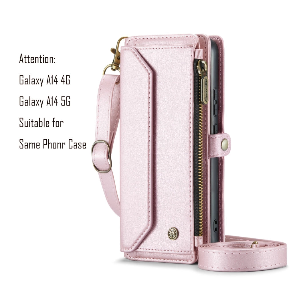 Stylish Wallet Phone Case with Strap: Crossbody Handbag & Card Holder for iPhone & Samsung