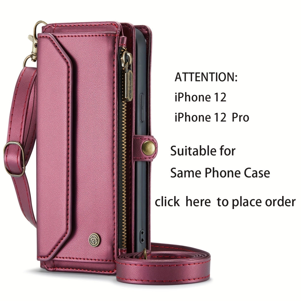 Stylish Wallet Phone Case with Strap: Crossbody Handbag & Card Holder for iPhone & Samsung