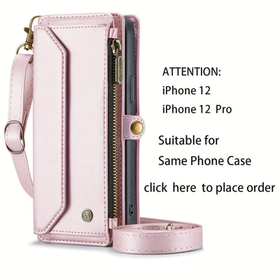 Stylish Wallet Phone Case with Strap: Crossbody Handbag & Card Holder for iPhone & Samsung