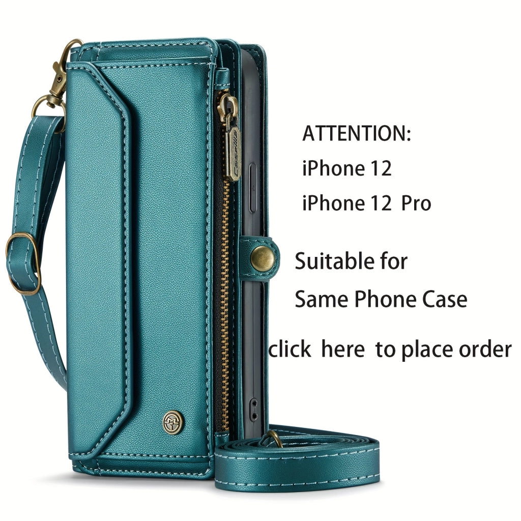 Stylish Wallet Phone Case with Strap: Crossbody Handbag & Card Holder for iPhone & Samsung