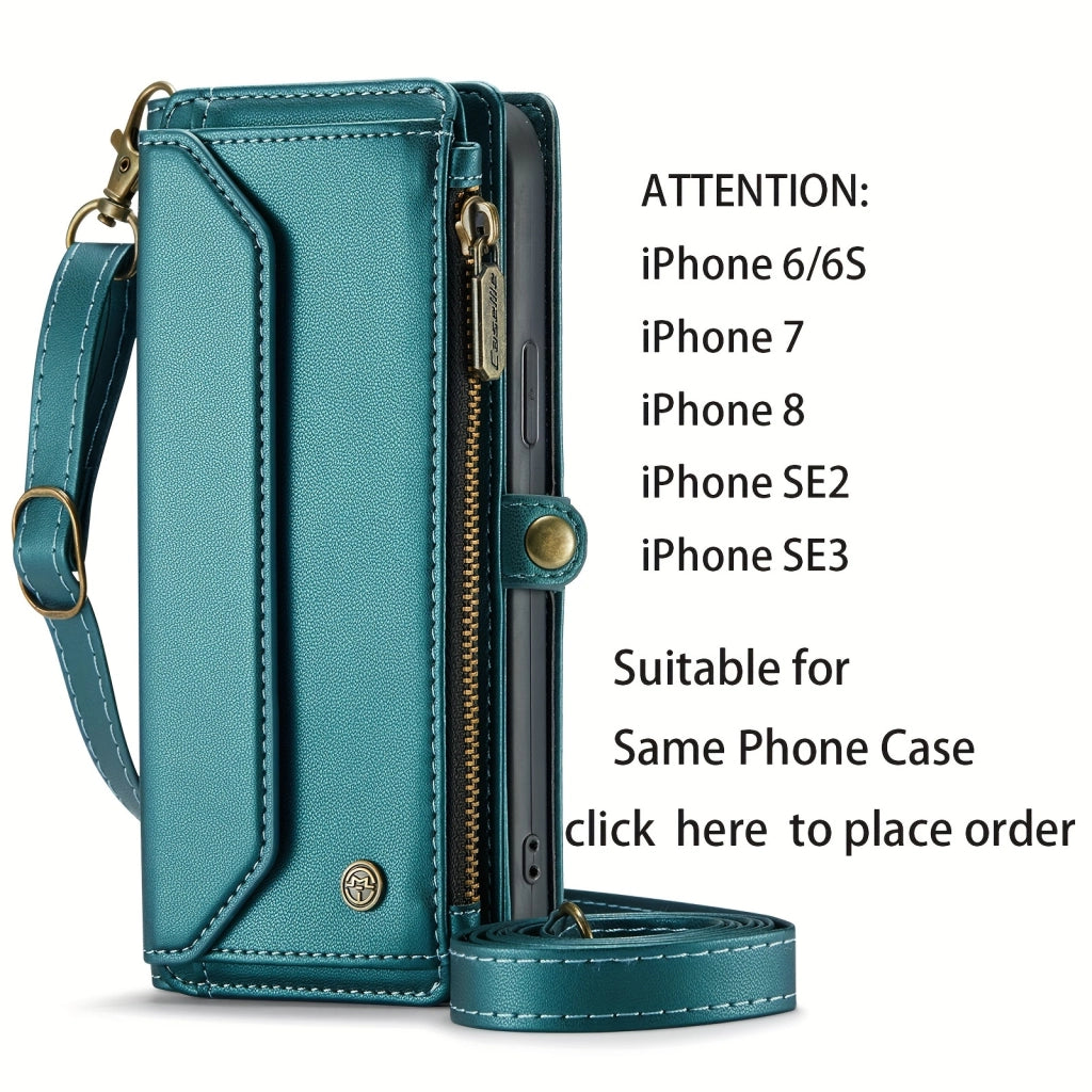 Stylish Wallet Phone Case with Strap: Crossbody Handbag & Card Holder for iPhone & Samsung