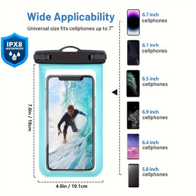 Waterproof Phone Pouch - iPhone/Galaxy Dry Bag