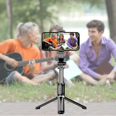 40” Selfie Stick Tripod with Bluetooth Wireless Remote - Adjustable, Portable, 360° Rotation for iPhone & Android