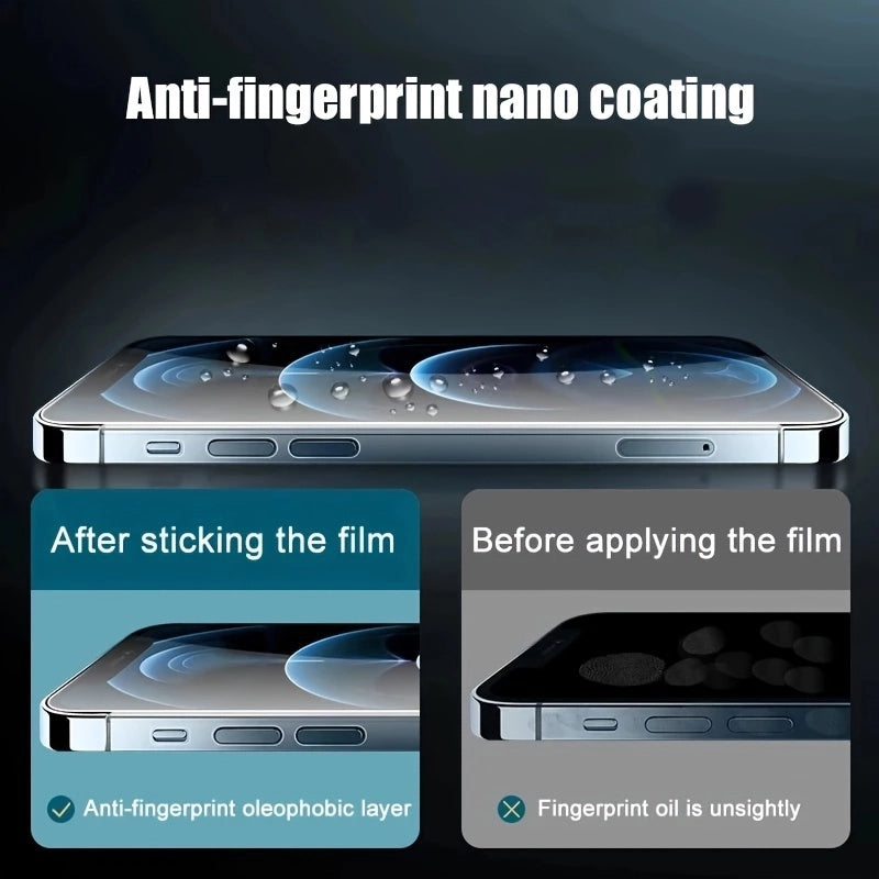 [3pcs] Clear HD Full Cover Screen Protector for iPhone - Pro Max