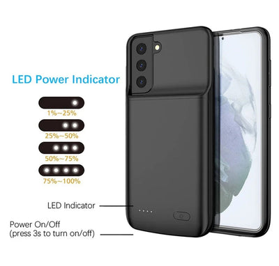 Power Case For Samsung Galaxy Note 20 Ultra 8 9 10 S8 S9 S10 S20 S21 S22 Plus Ultra S10e battery charger case charging PowerBank - Goods and Services