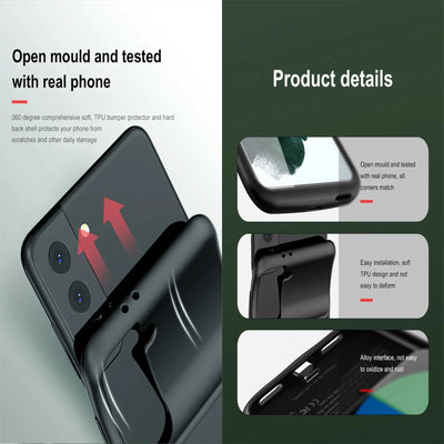 Power Case For Samsung Galaxy Note 20 Ultra 8 9 10 S8 S9 S10 S20 S21 S22 Plus Ultra S10e battery charger case charging PowerBank - Goods and Services